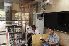 포남서, 시민쉼터에 시민을 위한 작은 도서관 마련