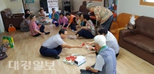 포항시 북구청, 폭염 속 어르신 건강 살피기에 나서