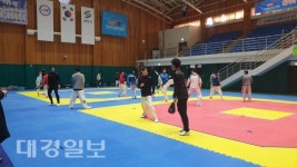 영천 최무선관 전지훈련 함성으로 시끌시끌