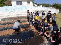 울진군 후포동부초등학교, 사랑의 텃밭을 가꿔요