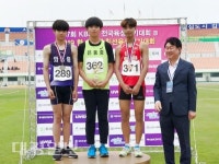 은풍중학교 ‘제47회 KBS배 전국 육상경기대회’ 남중부 110mH 1위