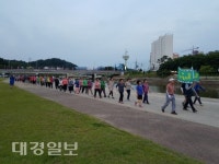 상주시 보건소, 북천 시민공원에서 걷기 동호회 운영