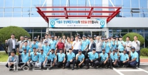 이철우 도지사 백선기 칠곡군수와 산업현장에서 간담회 가져