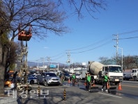 대구 북구, 신천동로 일원 폭설대응 현장훈련 실시