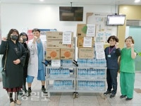포항대 간호학과, 포항의료원 의료진을 위한 물품 전달