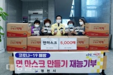 영천시 재능기부 봉사자, 제작한 면마스크 5천여 매 나눔