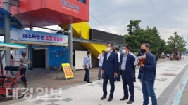 조현국 포항시 북구청장, 취임 이후 첫 행보는 코로나19 대비 해수욕장 점검