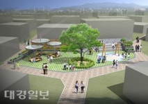 대구 서구, 달성토성마을 생태형 마당 조성