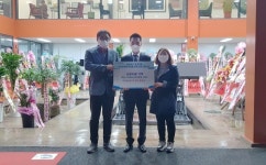 김상연 타이어 연구소, 사랑의 흰쌀 기탁