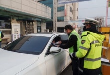 상주署, 경찰서 정문서 청렴홍보 캠페인
