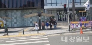 대구 동구, 유동인구 많은 지역 스마트 그늘막 추가 설치