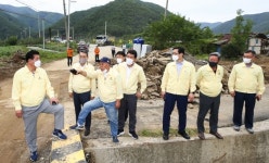 도의회 건설소방위원회 태풍 피해지역 현장방문