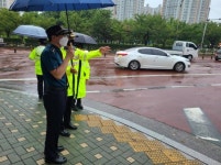 대구 강북경찰서, 관문초 앞 등굣길 안전활동 실시