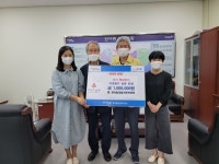 환여동 개발자문위원회, 환여동 행정복지센터에 성금 100만원 전달