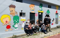대구 달성군 함우리 공동체논공읍 곳곳 벽화로 그리는 행복