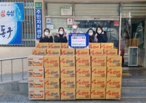 광명사 천수암, 설맞이 사랑의 라면 73박스 기탁