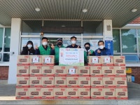 장기면 새마을단체, 라면 33박스 전달