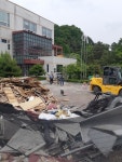 [카메라 고발] 안전 팽개친 영주 근로자 복지회관 공사현장