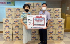 달성간호학원, 취약계층에 라면 후원