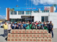 청리면, 사랑나눔 고구마 수확에 구슬땀