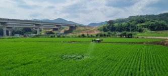 영덕 남정면, 병해충 방제로 노동력 부족 해소