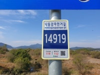 대구 달성군, 낙동강 자전거길  QR코드 탑재 기초번호판 설치