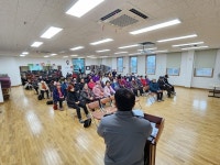 노인복지회관 어르신 대상 교통안전교육