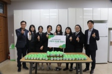 경산여중, 경산시 장애인종합복지관에 사랑의 저금통 전달