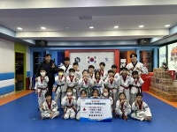 환여동 늘품태권도장, 라면 500개 기탁