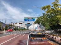 대구 달성군, 여름철 폭염대응 주요간선도로 살수작업 실시