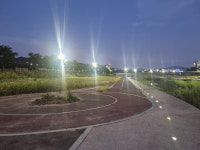 율곡천 산책로(농남교 ~ 동김천IC) 구간 도로조명 설치