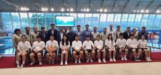 경북도청·경북체육회 핀수영팀 훈련장 이전 환영식