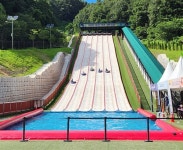 김천시 사계절 썰매장, 폭염 속 피서지로 각광