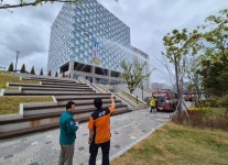 포항시 북구청, 화재예방 위한 자체 소방훈련 실시