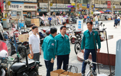 류규하 중구청장, 추석 앞두고 서문시장 찾아 현장 안전점검