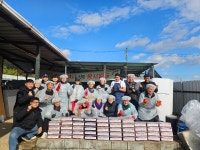 구미 양포동 백연봉사회, 어르신 위한 김장담그기 봉사