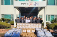 부강건설(주) 고승호 대표 이웃사랑 물품 기탁