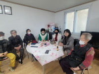 포항시 용흥동, 설맞이 경로당 방문