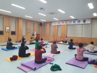 김천 지례면, 주민 요가 교실 개강