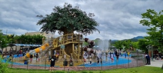 역사 공부하고 물놀이도 하고...의성 조문국박물관 물놀이장 개장