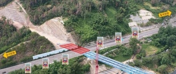 대구외곽순환 고속도로 일부구간 교통통제 실시