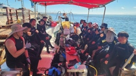 기계중 기북분교장, 전교생 스킨스쿠버 자격증 전원 수료