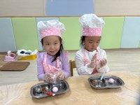 상주감꽃유치원, 추석맞이 송편만들기 실시