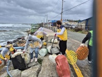 성운대학교 학생봉사단, 포항 호미곶서 환경정화활동