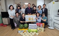 대구 남구 대명1동 문수사, 경로당에 안부 한 상 차렸다