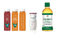 웰빙 한 모금…유통업계, 건강음료 출시 봇물