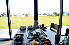 서귀포 중문 흑돼지 맛집 꺼멍목장 맛도 좋고, 전망도 좋은 외식공간