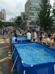 수원시 영통구, 무더운 여름 거리 수영장으로 모이자
