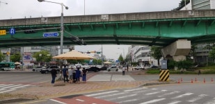 수원시 권선구, 폭염 대비 그늘막 29개 펼쳐