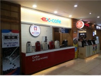 죽암 서울방향 휴게소 ex-cafe로 커피 신문화